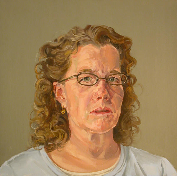 Self-portrait with Blue Shirt